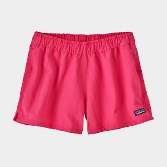 PATAGONIA Girls Baggies Shorts in Marble Pink Size L - Picture 1 of 6